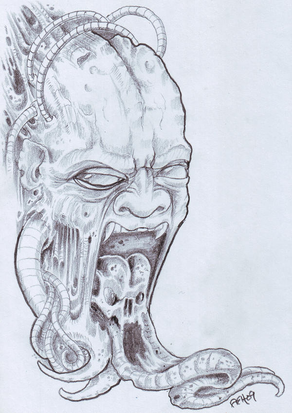 Bio Demon Biomech Demon by vikingtattoo on DeviantArt