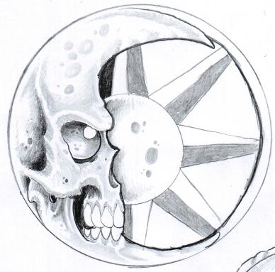 Crescent moon tattoo sketch by vikingtattoo on DeviantArt Crescent moon tattoo sketch by vikingtattoo on DeviantArt