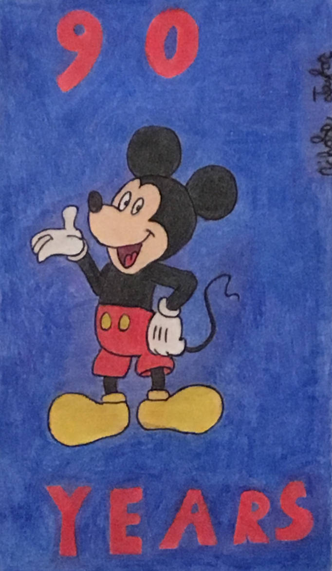Happy 90th Birthday, Mickey Mouse! by ntaylor24 on DeviantArt Happy 90th Birthday, Mickey Mouse! by ntaylor24 on DeviantArt