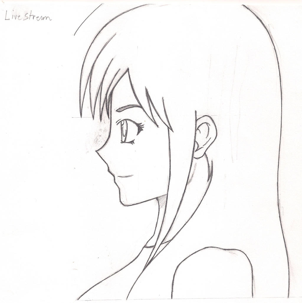 side view anime/manga girl by TSURAKUUNAI on DeviantArt