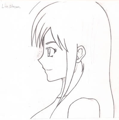 vista lateral chica anime/manga by TSURAKUUNAI on DeviantArt