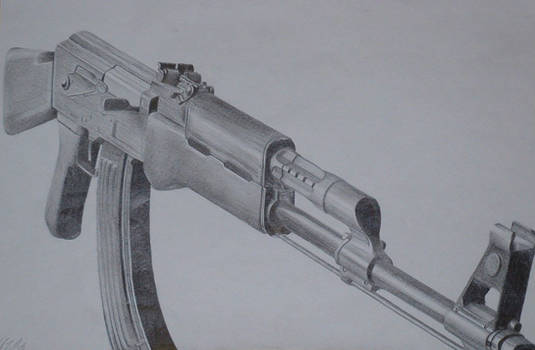 AK47 Drawing