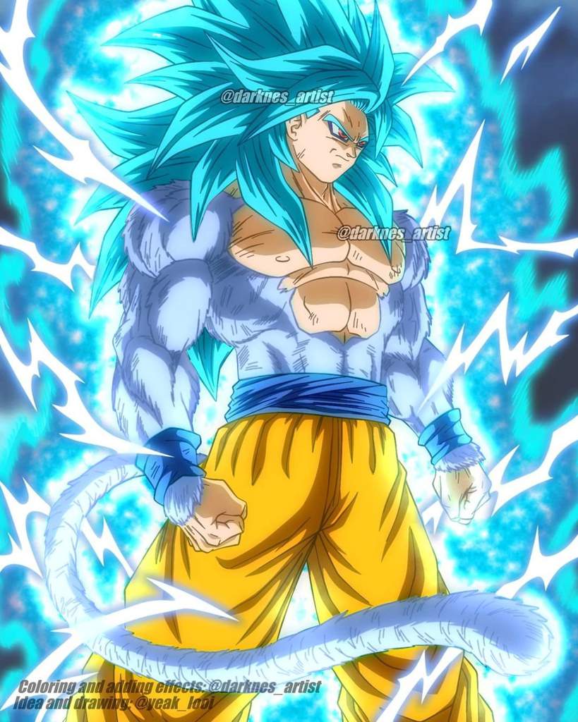 Goku SSJ 5 Limit Breaker Mystic by VectorxD115 on DeviantArt