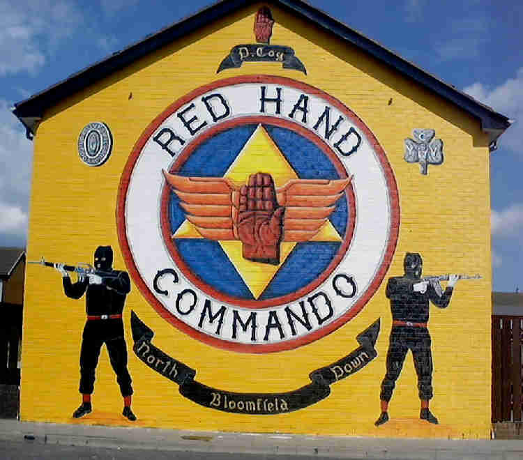 Red Hand Commando Mural, Bangor D,Coy by FlagsandBanners999 on DeviantArt