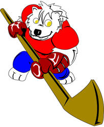 Bear Hockey Mascot
