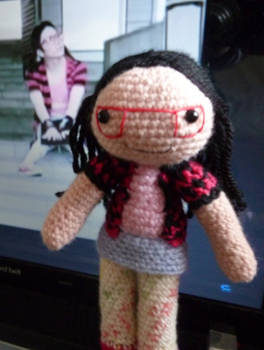 Yasuko amigurumi (Acid Black Cherry)