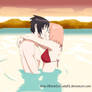 SASUSAKU IN THE BEACH