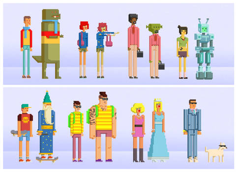Pixel Figures