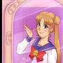 Sailor Moon Screencap Redraw (S1E01)