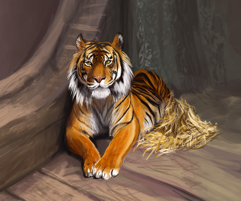 Tiger - Painting practice