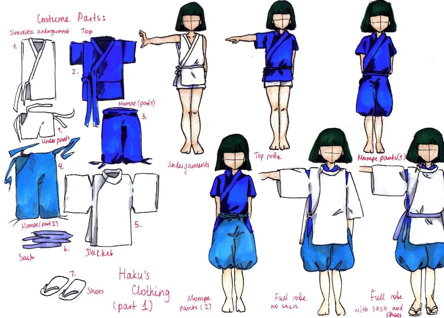 Haku s Costume By Rynarts On DeviantArt Haku s Costume By Rynarts On DeviantArt