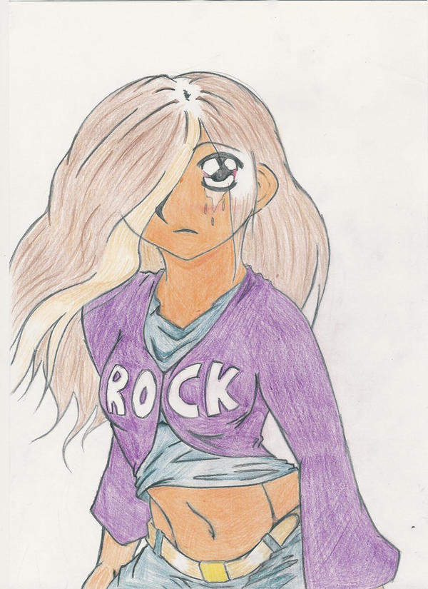 Deviantart Rocker Girl rock girl unedited by Leafblight on DeviantArt