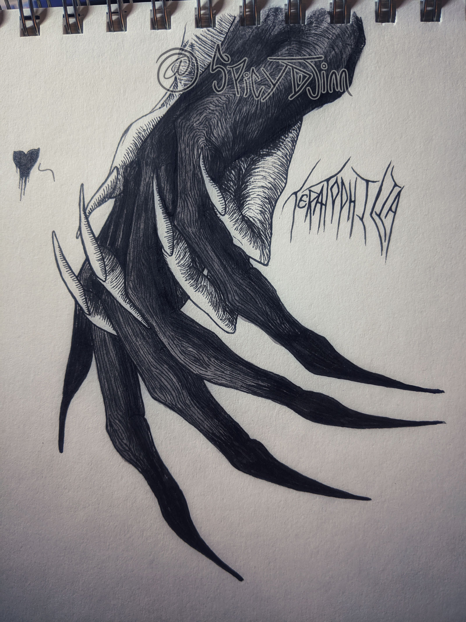 Teratophilia (inked) by TheWinterFaun on DeviantArt