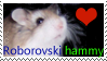 Roborovski hamster stamp