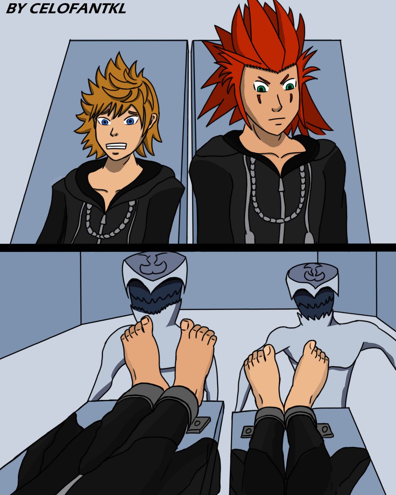 Axel and Roxas vs the Nobodies: Part I by CelofanTKL on DeviantArt