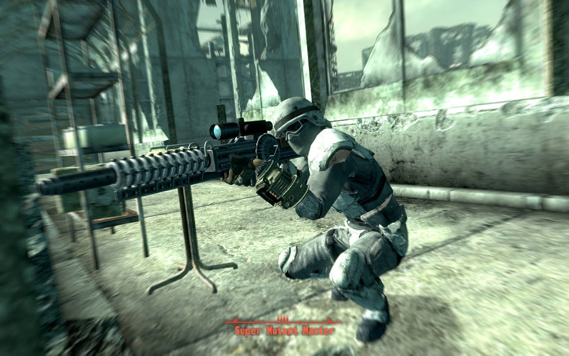 Fallout 3 Character, Gauss Gun By Davis--237834 On Deviantart