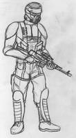 Rebel Commando Sketch