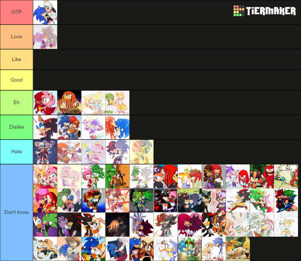 Sonic Shipping Tier List Sonic Shipping Tier List