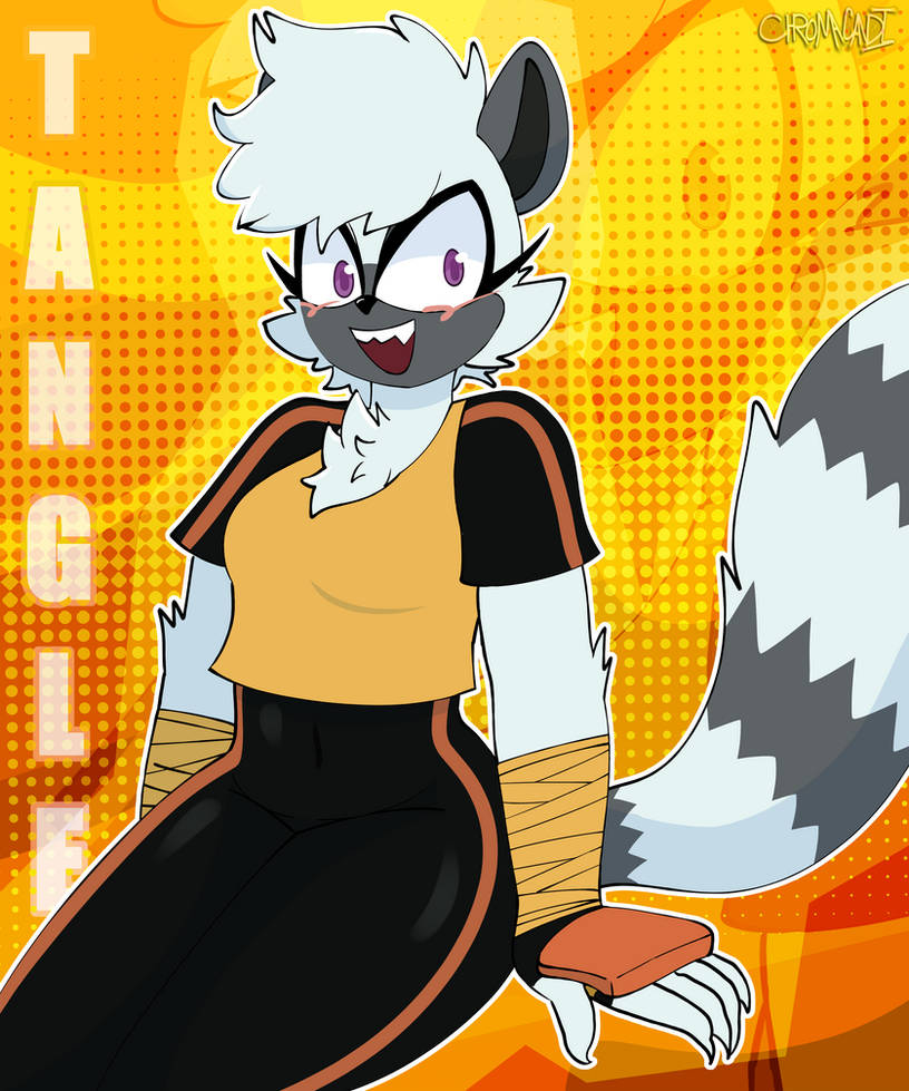 Tangle The Lemur by ChromaCandi on DeviantArt