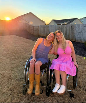 Two paraplegic beauties