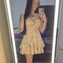 Wearing her Easter dress
