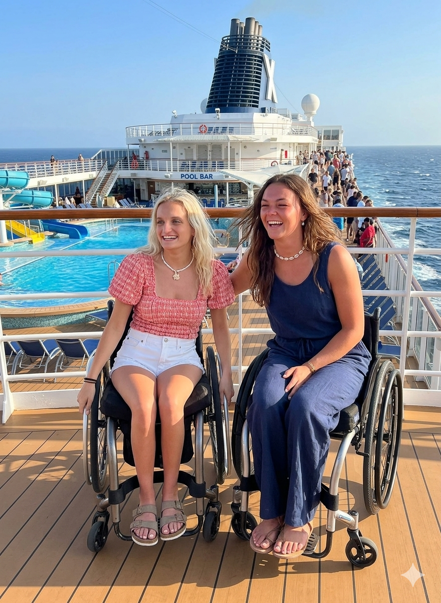 Ready for their cruise