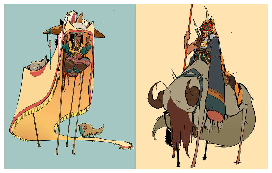 The Shepherd, the Hunter by Yutaan