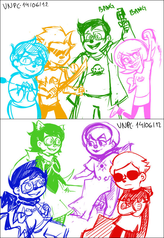 Beta Alpha Chibis by kittyXartist on DeviantArt