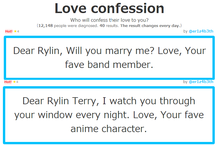 Love Confessions~