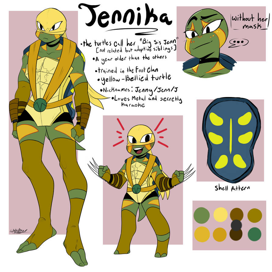 Humans Rottmnt Female Jennika (ROTTMNT) by WhiteArtBlood on DeviantArt