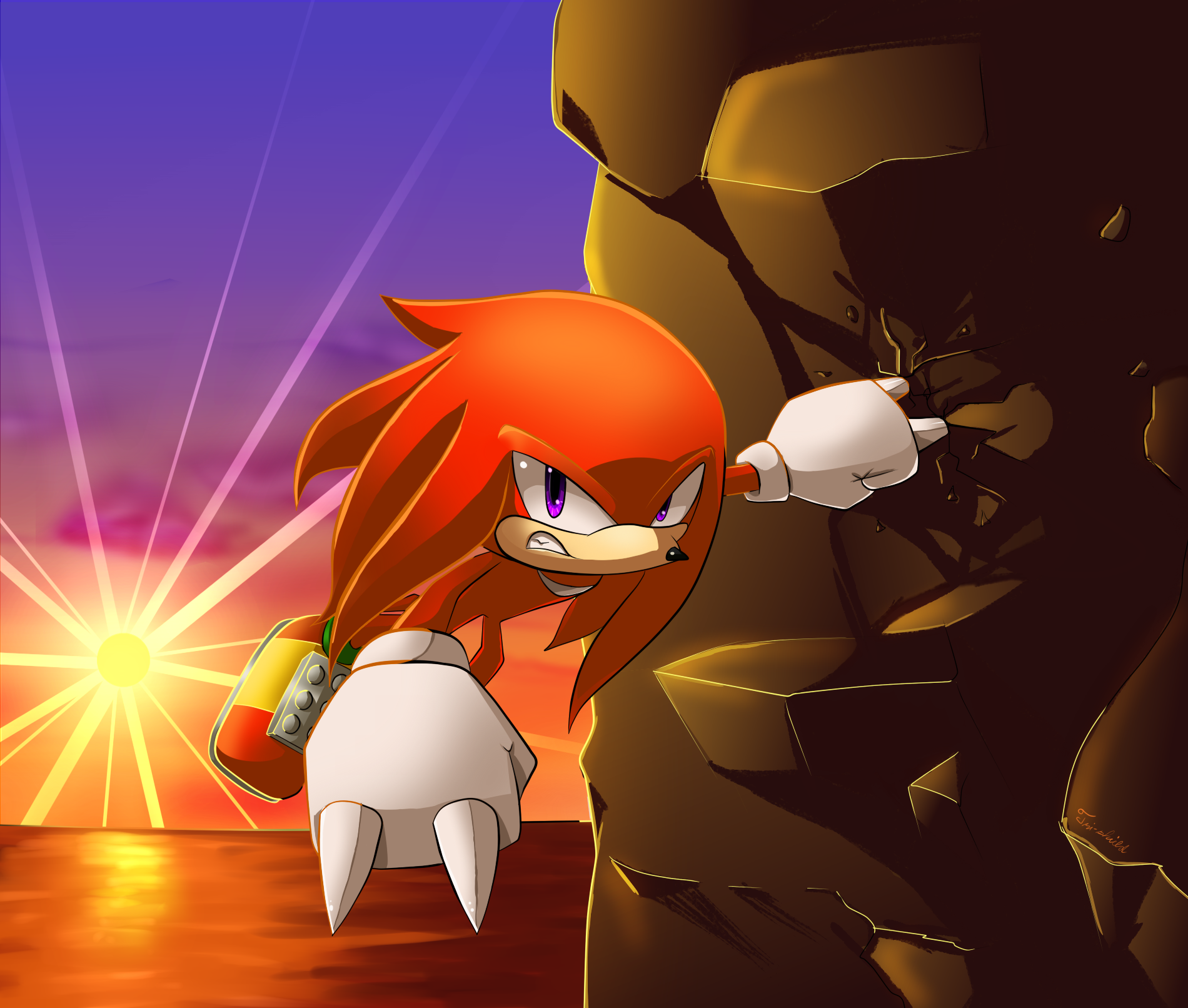 Knuckles by Tri-Chiy on DeviantArt