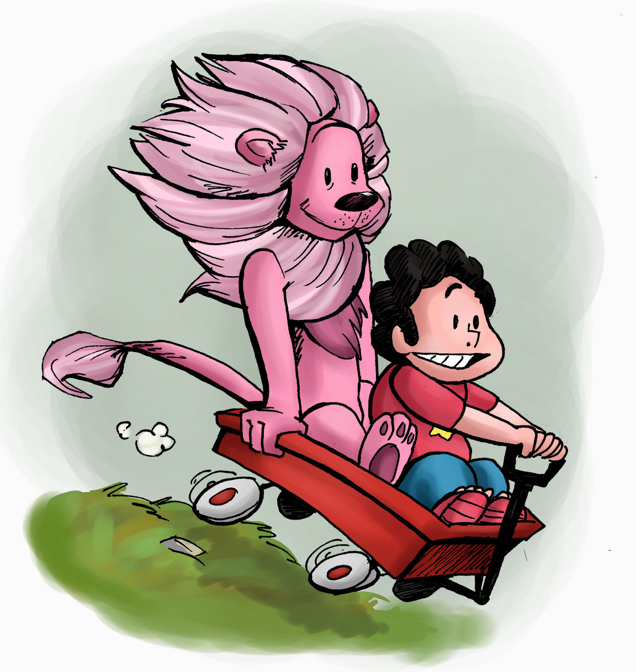 Steven and Lion