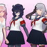 -MMD Yandere Simulator- Rivals and Ayano Update