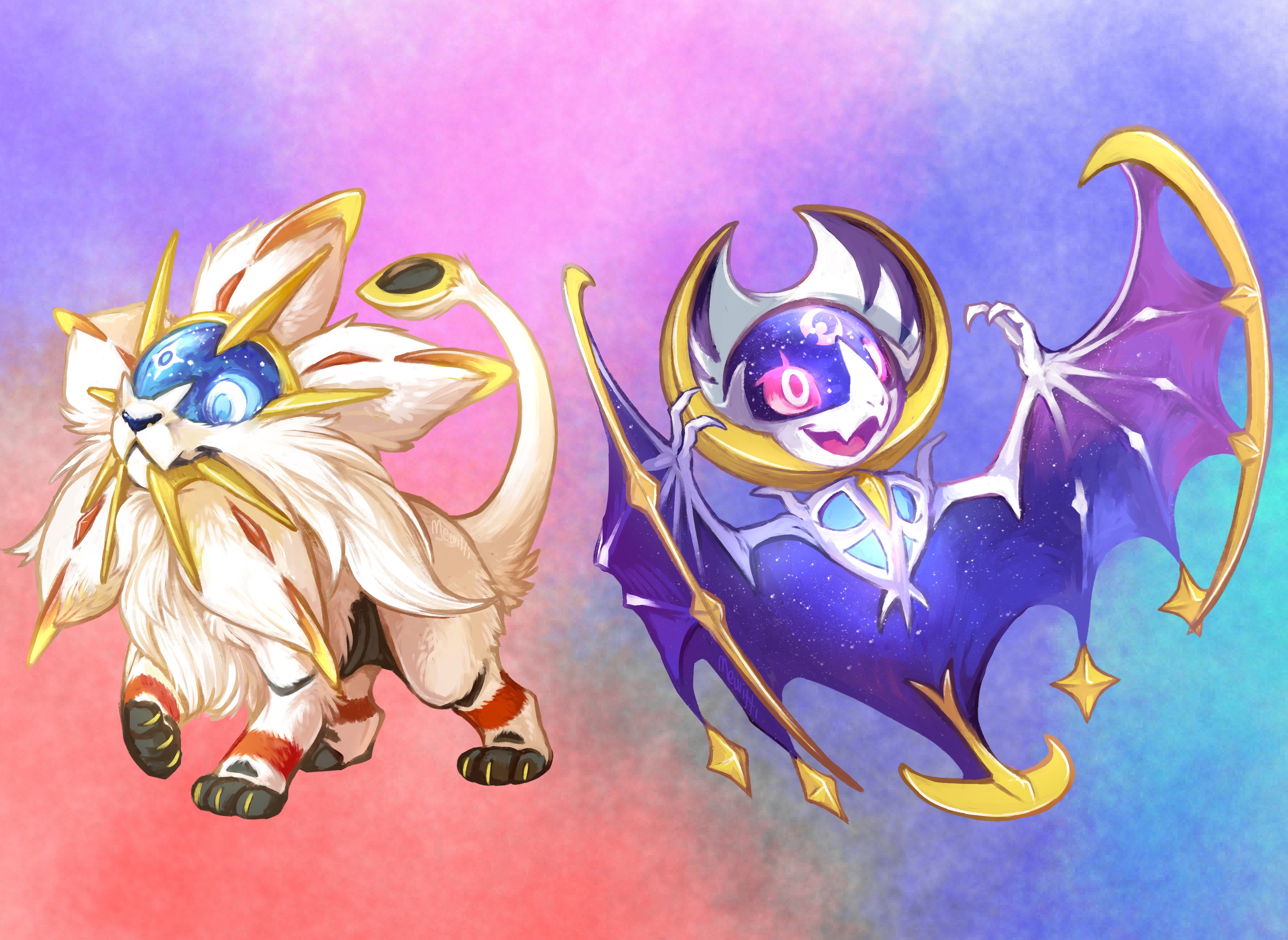 Solgaleo and Lunala