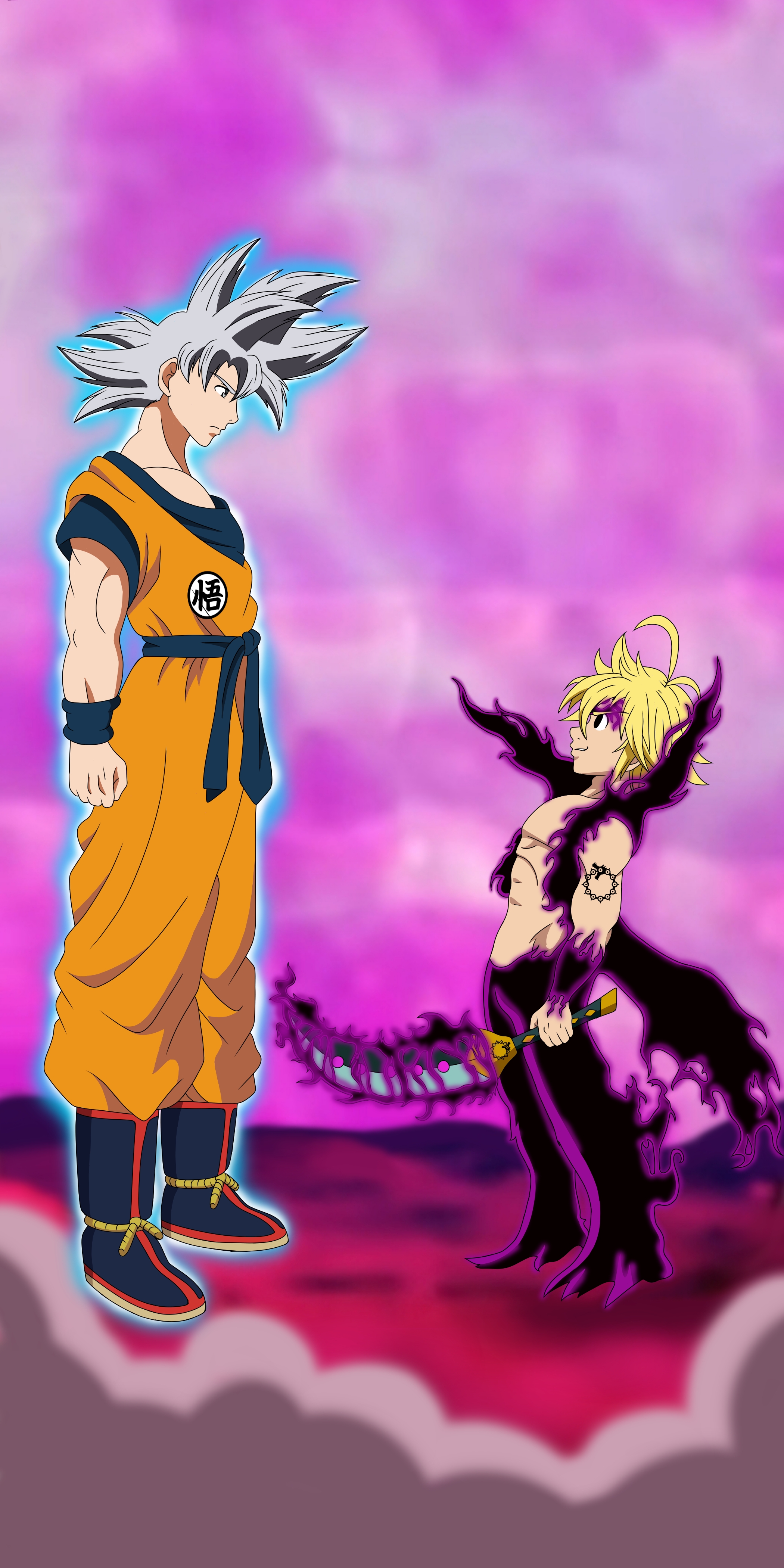 Goku en nanatsu no taizai (goku vs meliodas) by ASSASSIN1346 on DeviantArt Goku en nanatsu no taizai (goku vs meliodas) by ASSASSIN1346 on DeviantArt