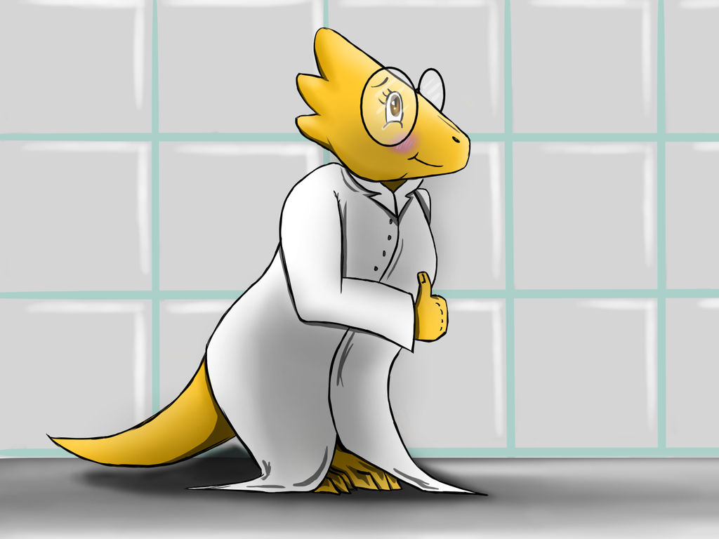 Dr. Alphys (UNDERTALE fanart) by BluSpirits on DeviantArt