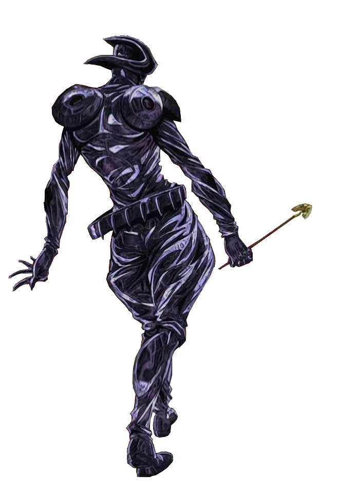 Jojo Part 5 Stand ] Silver Chariot Requeim Render by Decade1945 on