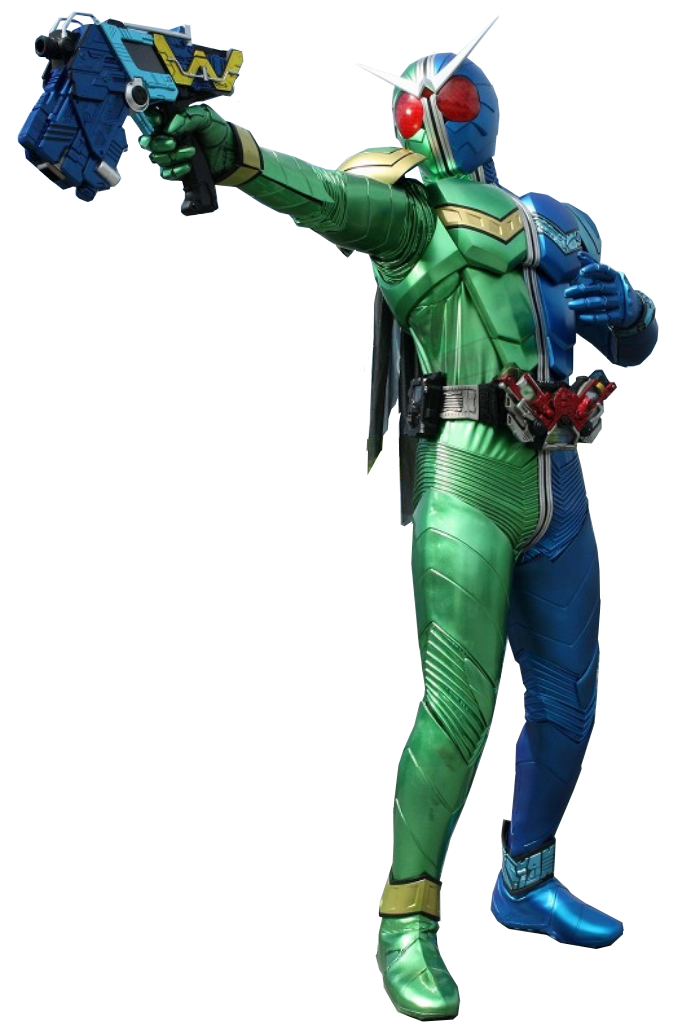 Kamen Rider W Cyclone Trigger Form Render by Decade1945 on DeviantArt