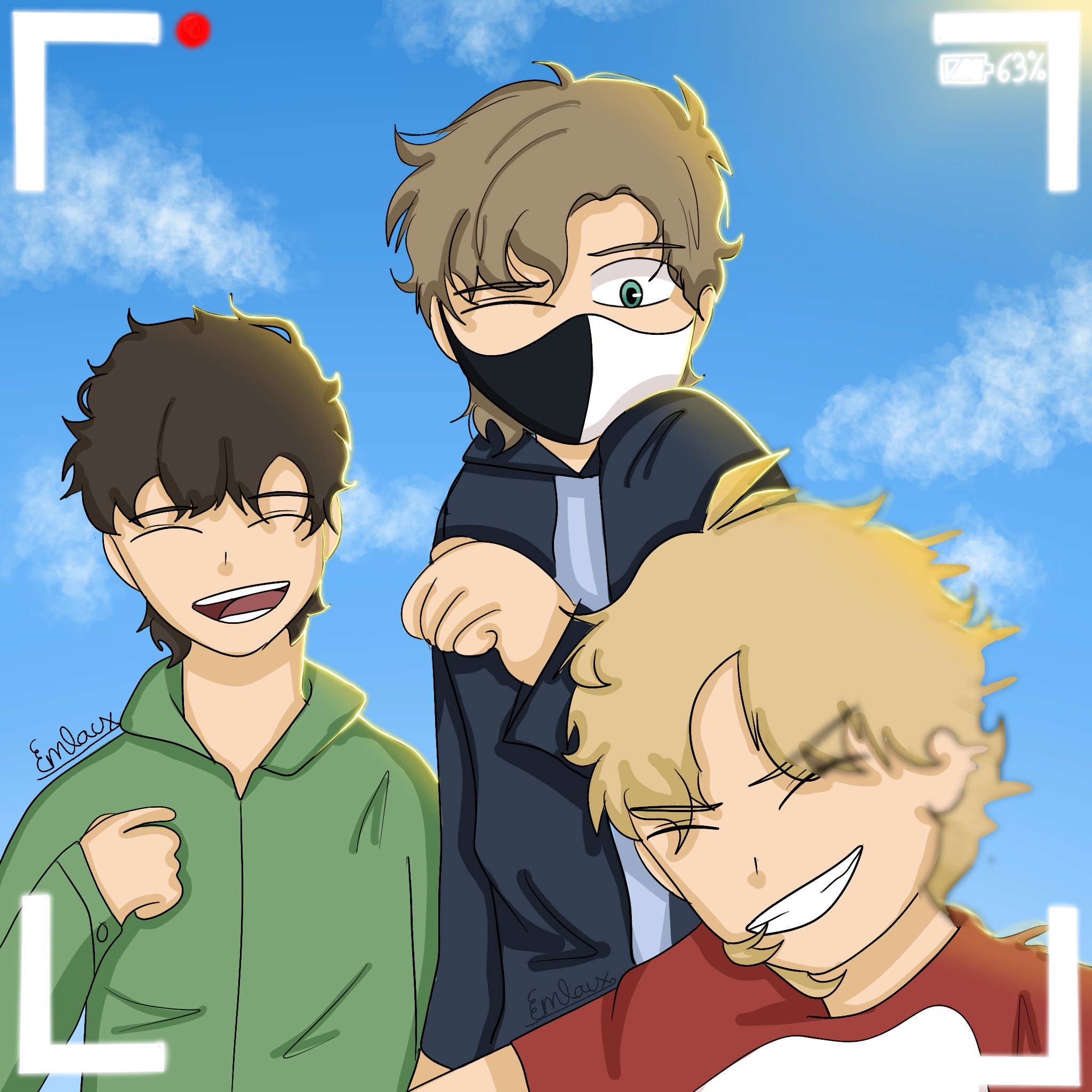 Bench trio fanart (: by Emlaux on DeviantArt