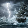 Pirates Caught in a Caribbean Storm +AI+