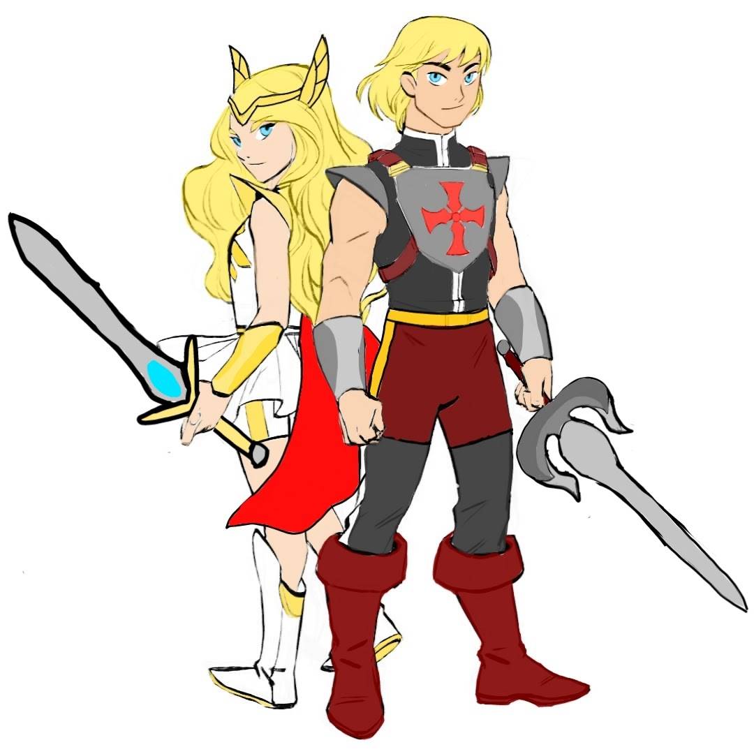 She Ra Human My Idea of He-Man in Netflix She ra art style by MineKurtMininer on ...