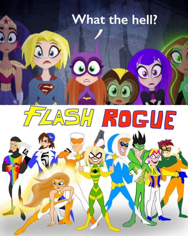 The Flash Cw Rouges The DC Superhero Girls meet the Flash Rouges by MineKurtMininer on ...