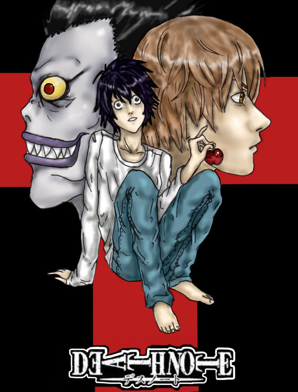 death note colored by stateyourcase on DeviantArt