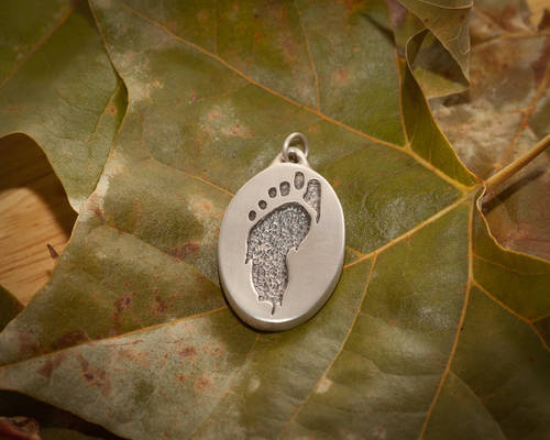 Sterling Silver Wookiefoot Band Logo Pendant