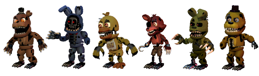 Adventure The Joy of Creation Animatronics by BlackiieFimose on DeviantArt