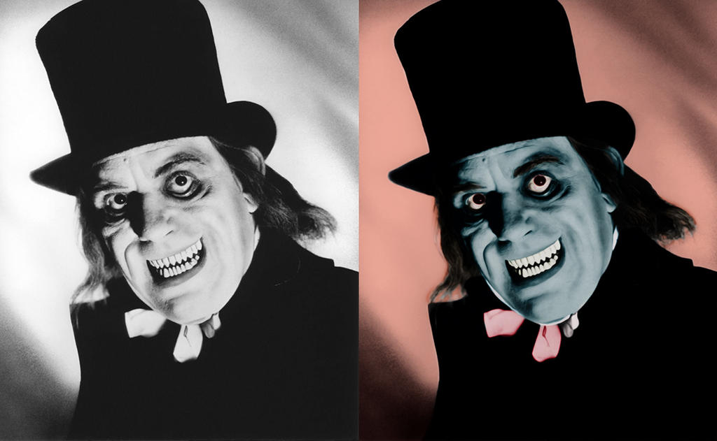 Lon Chaney - before after