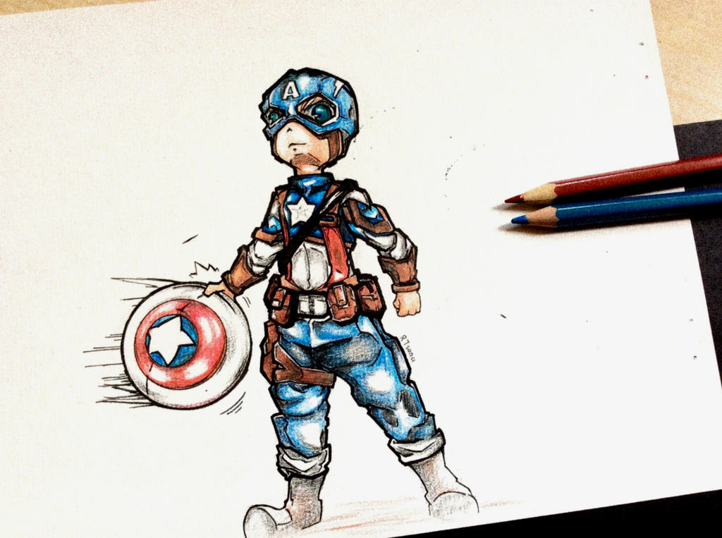 Captian America by RTsora Captian America by RTsora