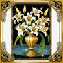 A vase of lilies as a tarot card3