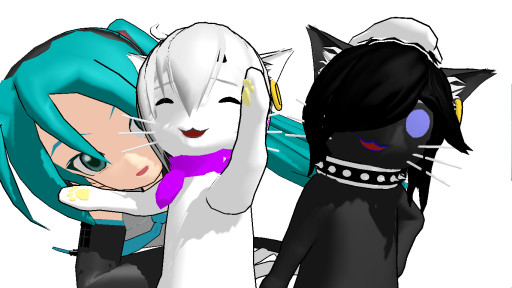 MMD Newcomers Rave cats