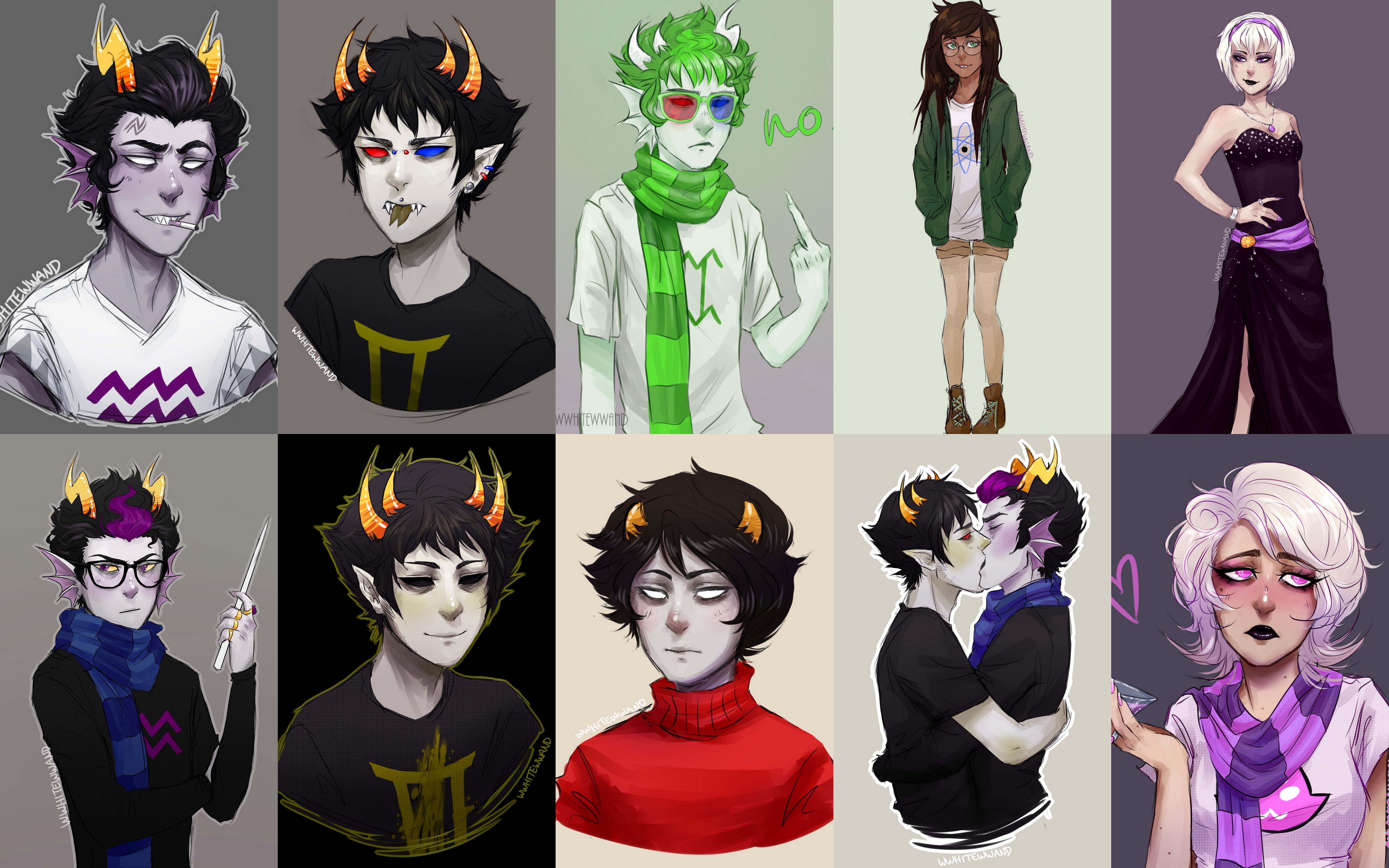 Homestuck art dump